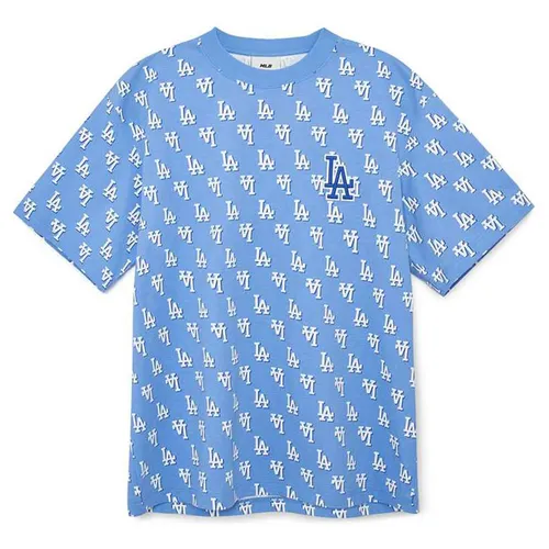 MLB Korea - Áo Thun MLB Logo T-Shirts LA Dodgers 3ATSM1133-07CBL Màu Xanh Blue Size XS - Vua Hàng Hiệu