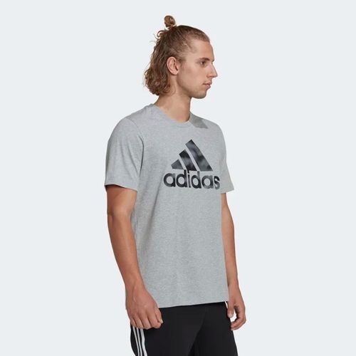 Áo Thun Nam Adidas Essentials Camo Print Tee Tshirt HL6931 Màu Xám Size S-1