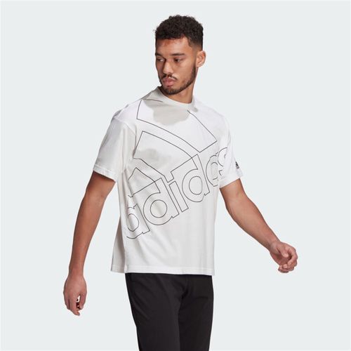 Áo Thun Nam Adidas Giant Logo Tee ‘White’ GK9424 Màu Trắng Size XL-5