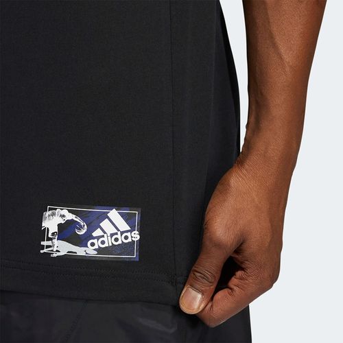 Áo Thun Nam Adidas Harden Abstraction Graphic Tee Tshirt H62286 Màu Đen Size XL-5
