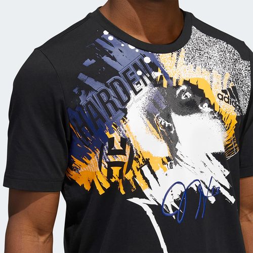 Áo Thun Nam Adidas Harden Abstraction Graphic Tee Tshirt H62286 Màu Đen Size XL-6