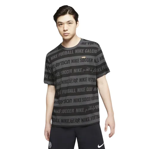 Thời trang - Áo Thun Nam Nike Men's Soccer/Futsal Short Sleeve Shirt FC Seasonal BL Tshirt CD0166 Màu Đen Size S - Vua Hàng Hiệu