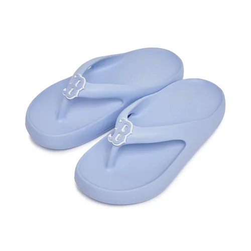 Dép MLB Korea - Dép Xỏ Ngón MLB Chunky Bouncer Boston Red Sox 3ALPFBF33-43PPL Màu Xanh Blue Size 240 - Vua Hàng Hiệu
