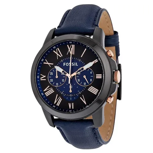 Fossil - Đồng Hồ Nam Fossil FS5061IE Màu Xanh Navy - Vua Hàng Hiệu
