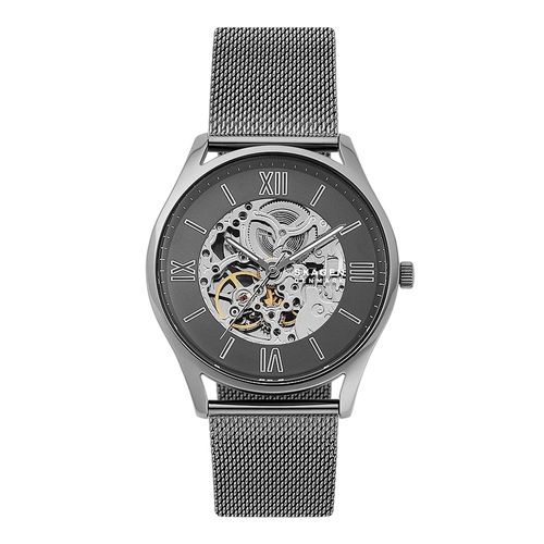 Đồng Hồ Nam Skagen Holst Automatic Charcoal Steel Mesh Watch SKW6614 Màu Bạc
