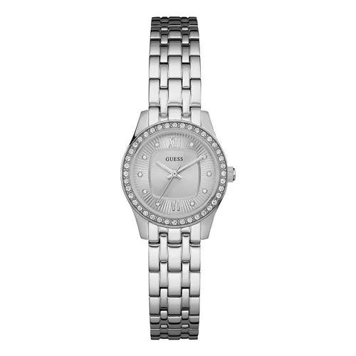 Guess - Đồng Hồ Nữ Guess W0762L1 Viền Đá Sang Trọng Màu Bạc - Vua Hàng Hiệu
