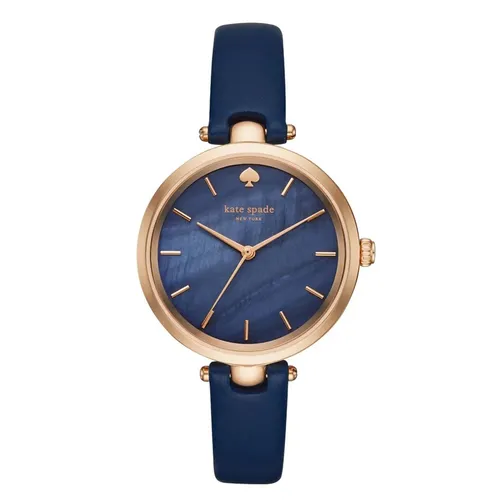 Đồng hồ - Đồng Hồ Nữ Kate Spade Holland Leather Strap Watch KSW1157 Màu Xanh Navy - Vua Hàng Hiệu