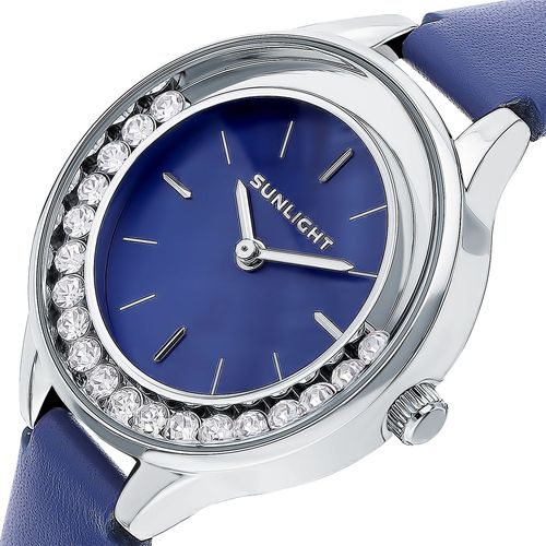 Đồng Hồ Nữ Sunlight Watches For Women 337269 Màu Xanh Blue-5