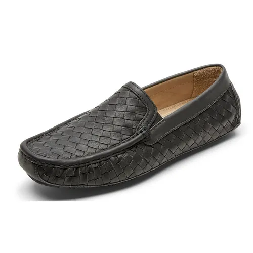 Rockport - Giày Lười Nam Rockport Rhyder Venetian Màu Đen Size 40 - Vua Hàng Hiệu