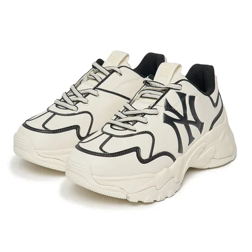 Giày Thể Thao MLB Big Ball Chunky A Line New York Yankees 3ASHCLS2N-50BKS Màu Trắng Size 230