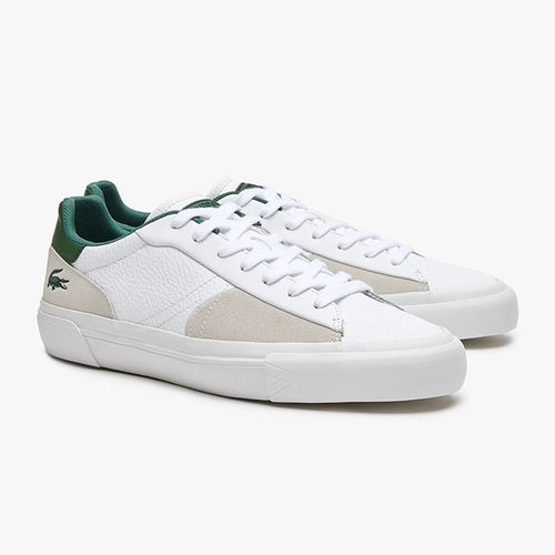 Giày Thể Thao Nam Lacoste L006 Leather Màu Trắng Size 42-4