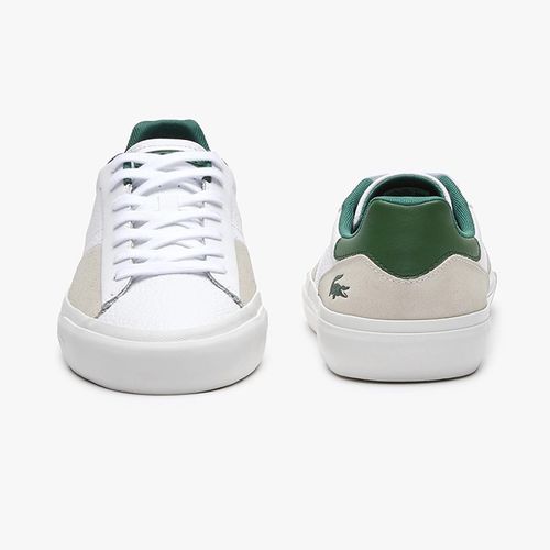 Giày Thể Thao Nam Lacoste L006 Leather Màu Trắng Size 42-5
