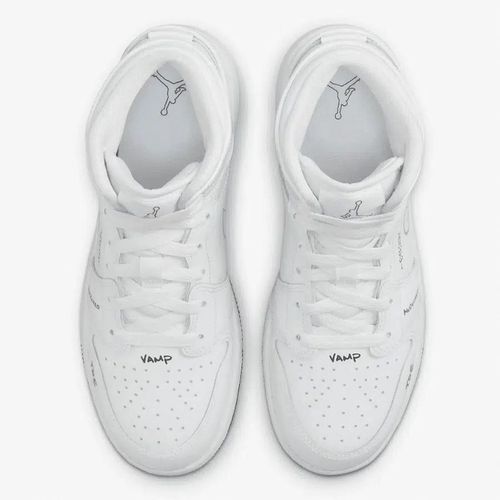 Giày Thể Thao Nike Air Jordan 1 Mid “Schematic” DQ1864 100 Màu Trắng Đen Size 36-8