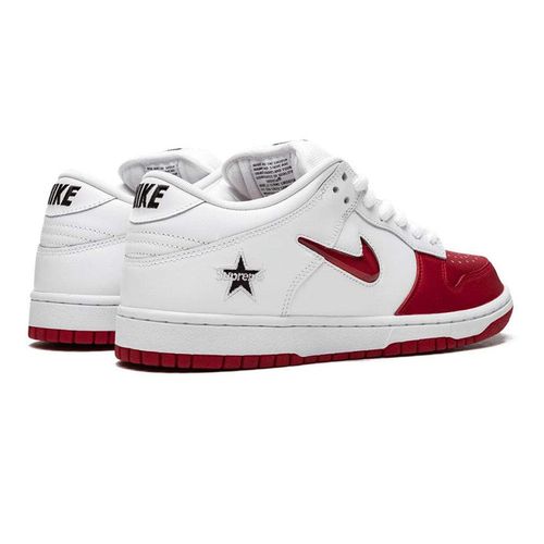 Giày Thể Thao Supreme x Nike Dunk Low Varsity Red/White CK3480-6000 Màu Đỏ Trắng Size 36.5-3