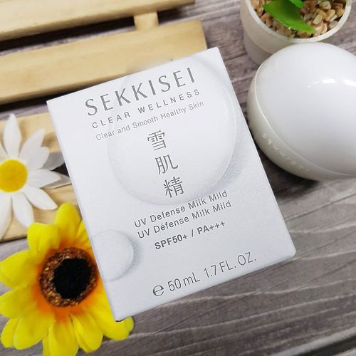 Kem Chống Nắng Kosé Sekkisei Clear Wellness UV Defense Milk Mild SPF50+/PA +++ 50ml-2