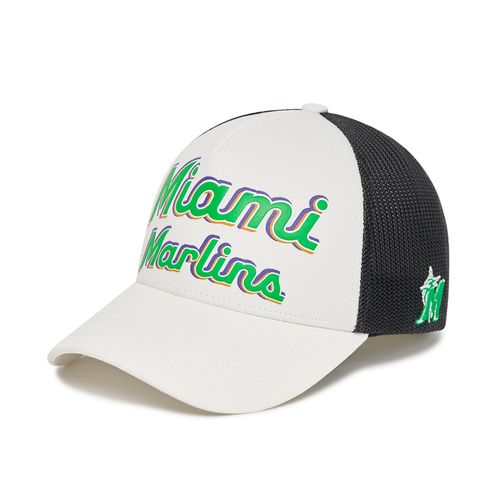 Mũ MLB Sunny Beach Miami Marlins 3AMCU0133-05WHS Màu Đen Trắng