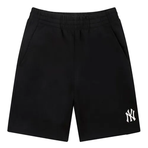 Thời trang Đen Quần shorts Cotton - Quần Short Nam MLB Basic Small Logo 31SP01131-50L Màu Đen Size S - Vua Hàng Hiệu
