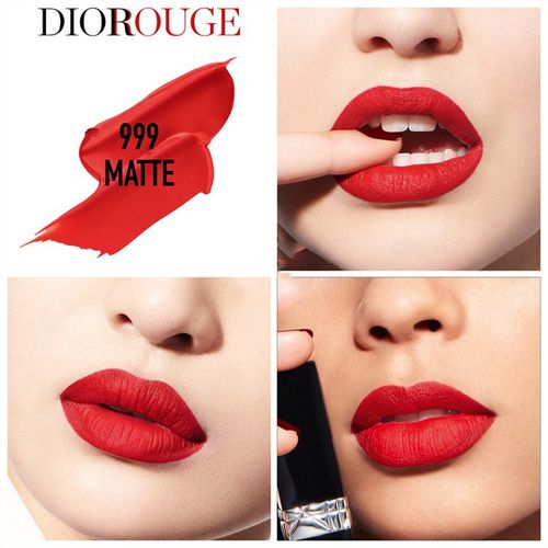 Son Dior Rouge Dior 999 Matte Màu Đỏ Tươi-3