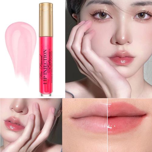Son Dưỡng Bóng Too Faced Lip Injection Extreme Pink Punch Màu Hồng Baby-4