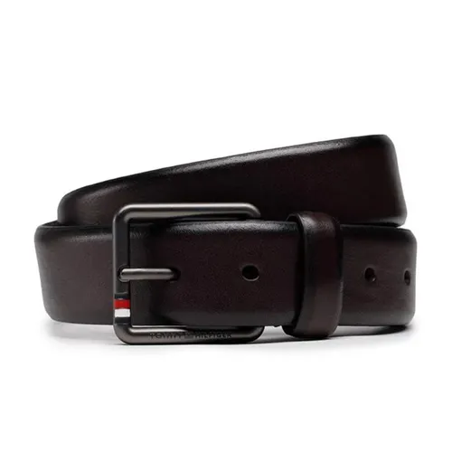 Thắt lưng Tommy Hilfiger - Thắt Lưng Nam Tommy Hilfiger Casual Leather Belt AM0AM10671_MARRONE_HJT Màu Nâu Size 95 - Vua Hàng Hiệu