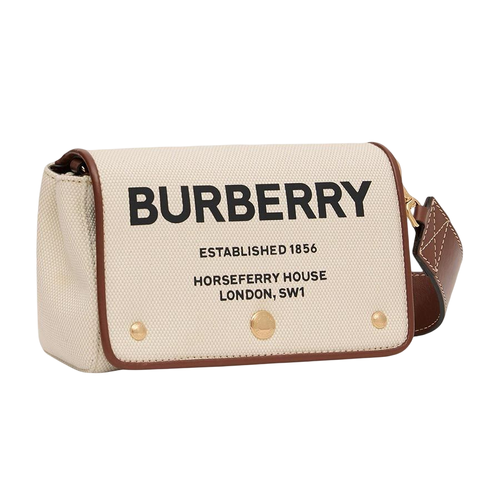 Túi Đeo Chéo Nữ Burberry Horseferry Print Note Cross-Body Bag Màu Trắng Kem-5