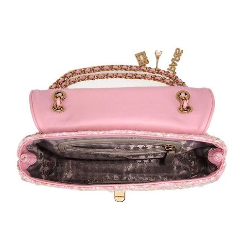 Túi Đeo Chéo Nữ Karl Lagerfeld Paris Agyness Boucle Shoulder Bag Màu Hồng-2