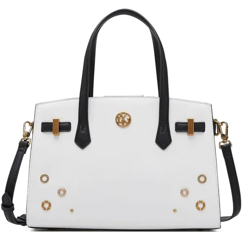 Túi Đeo Chéo Nữ Lyn Gaby L Top Handle Bags LL23CBF125 Màu Trắng