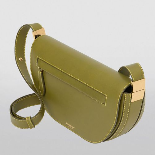 Túi Đeo Chéo Nữ Burberry Dark Fern Green Olympia Leather Shoulder Bag 8042445 Màu Xanh Olive-4