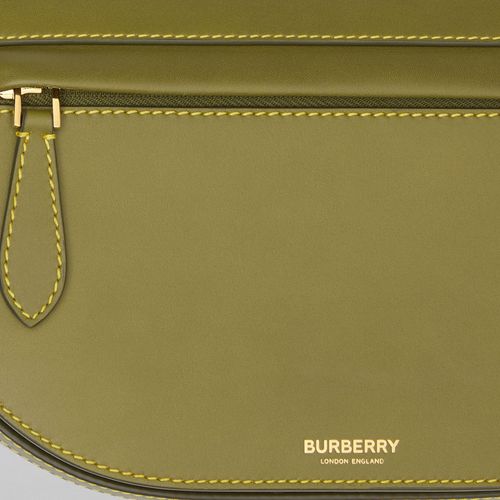 Túi Đeo Chéo Nữ Burberry Dark Fern Green Olympia Leather Shoulder Bag 8042445 Màu Xanh Olive-9