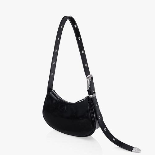 Túi Đeo Vai Nữ Find Kapoor  Belty Bag 25 Crinkled Black Màu Đen-3
