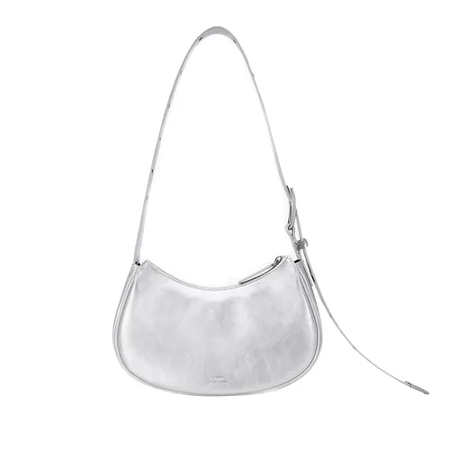 Túi xách - Túi Đeo Vai Nữ Find Kapoor Belty Bag 25 Crinkled Silver Màu Bạc - Vua Hàng Hiệu