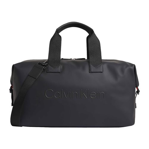 Túi Trống Nam Calvin Klein CK Rubberized Bag K50K509563 Nero Màu Đen