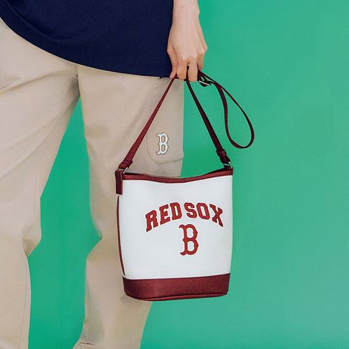 Túi Xách MLB Varsity Boston Red Sox 3ABMS093N-43CRD Màu Kem Đỏ-5