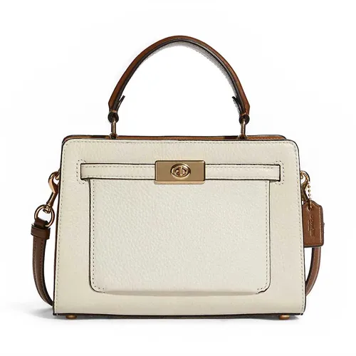 Túi Xách Nữ Coach Mini Lane Top Handle In Colorblock C8319 Màu Trắng Sữa