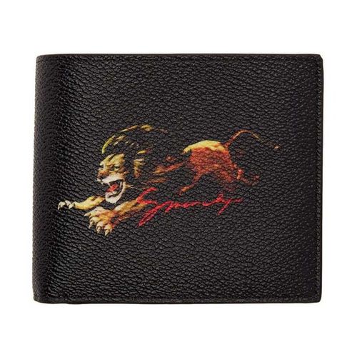 Ví Nam Givenchy Men's Black Lion Logo Wallet Màu Đen