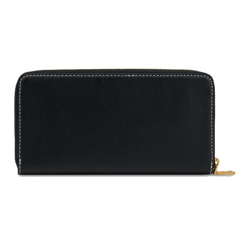 Ví Nữ Moschino Love Moschino Plaque Line Black Faux Leather Zip Around Wallet JC5607PP0DKB0000 Màu Đen-2