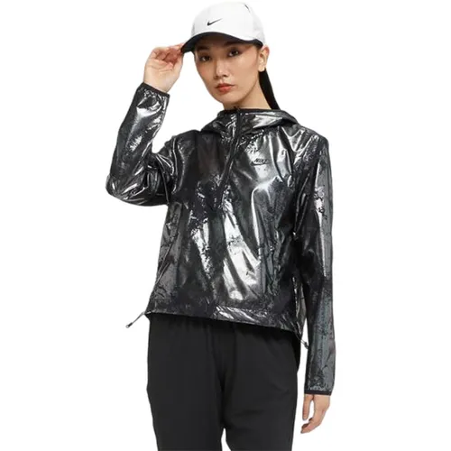 Áo Khoác Nữ Nike Air Women's Running Jacket DV7258-010 Màu Đen Size M