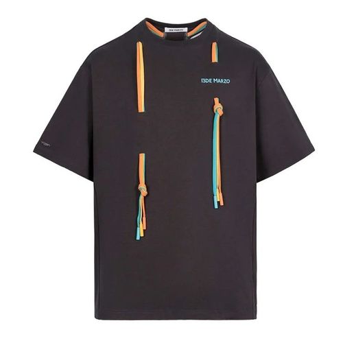 Áo Phông 13 De Marzo Colored Ribbon Subtitled T-Shirt FR-JX-524 Màu Đen Size S-1