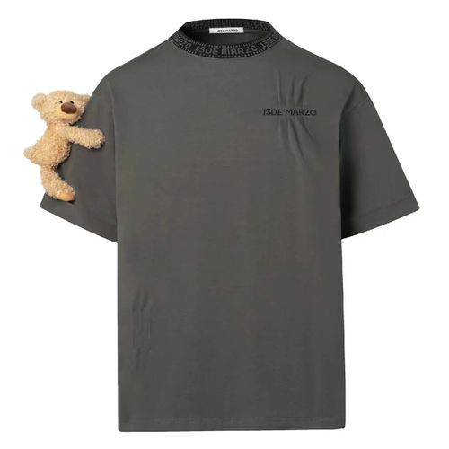 Áo Phông 13 De Marzo Round Neck Stitch Logo T-Shirt FR-JX-529 Màu Xám Size S