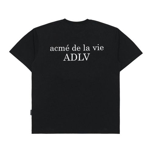 Áo Phông Acmé De La Vie ADLV Baby Face Rabbit Doll Short Sleeve Tshirt Màu Đen Size 1-1