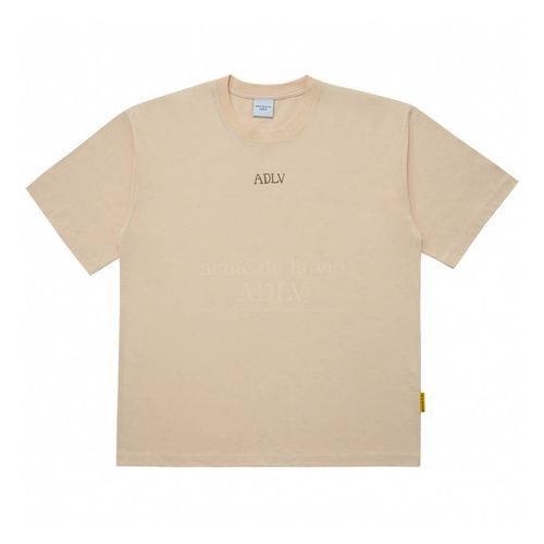 Áo Phông Acmé De La Vie ADLV Glossy Basic Logo ADLV-21SS-SSLGLB-BEG T-shirt Màu Beige