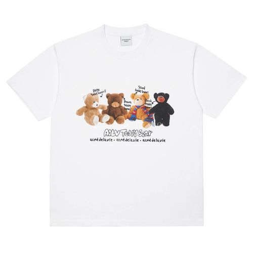 Áo Phông Acmé De La Vie  ADLV Teddy Bear Doll Friend T-Shirt Màu Trắng