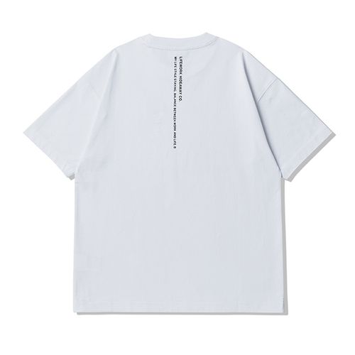Áo Phông LifeWork Short Sleeve Cotton T-Shirt LW235TS904 Màu Trắng Size S-2