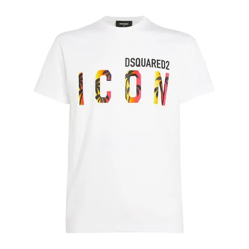 Áo Phông Nam Dsquared2 Icon Sunset Cool S79GC0065 S23009 100 Tshirt Màu Trắng - Thời trang - Vua Hàng Hiệu