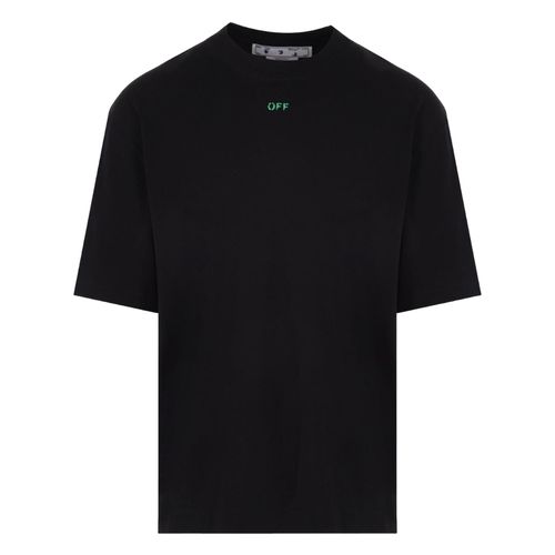 Áo Phông Nam Off-White Black With Logo Printed Tshirt OMAA120S23JER0161070 Màu Đen-1