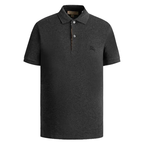 Áo Polo Burberry Charcoal Cotton Embroidered Logo 8004580 Màu Xám - Thời trang - Vua Hàng Hiệu