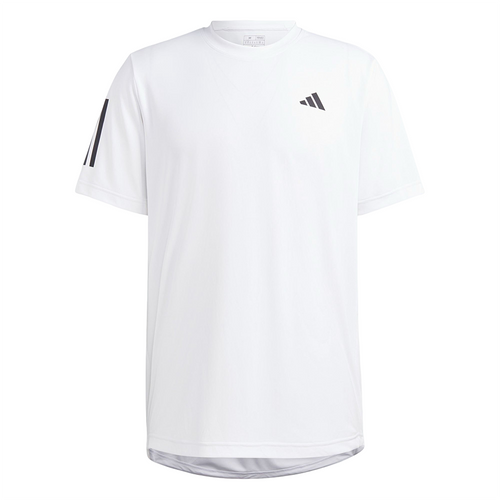 Áo Thun Nam Adidas Club 3-Stripes Tennis Tshirt HS3261 Màu Trắng Size M-1