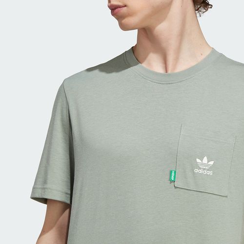 Áo Thun Nam Adidas Originals Essentials+ Hemp T-Shirt HR2955 Màu Xanh Lá Nhạt-6