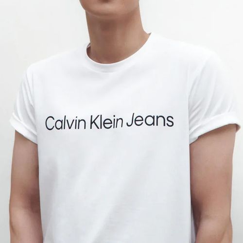 Áo Thun Nam Calvin Klein CK Tops Graphic Tees Tshirt CK-J321612-YAF Màu Trắng-4