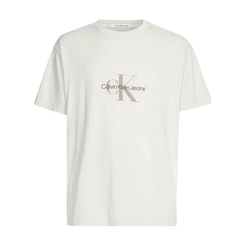 Áo Thun Nam Calvin Klein CK Tshirt J323306 ACI Màu Be-1